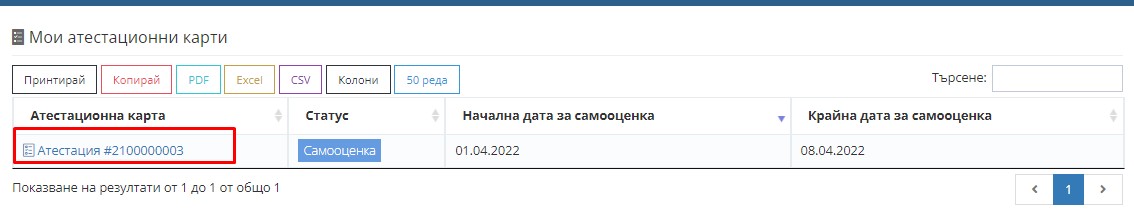Самооценка на атестационната карта – Shkolo.bg